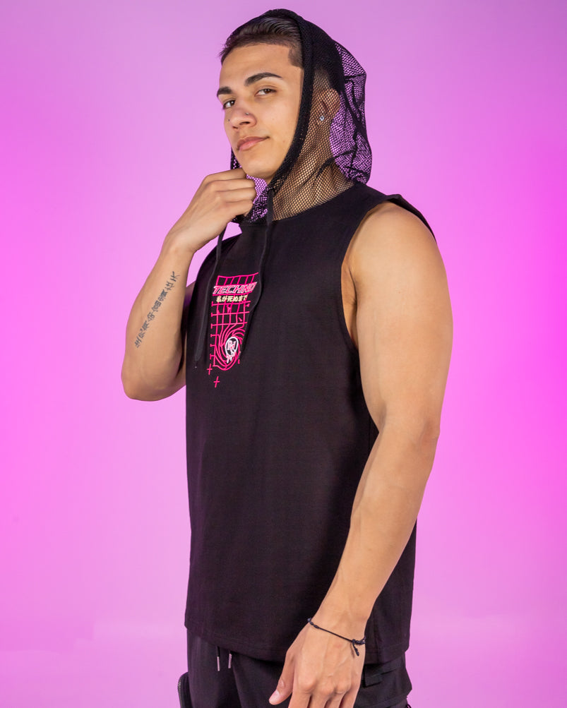 Anime store sleeveless hoodie