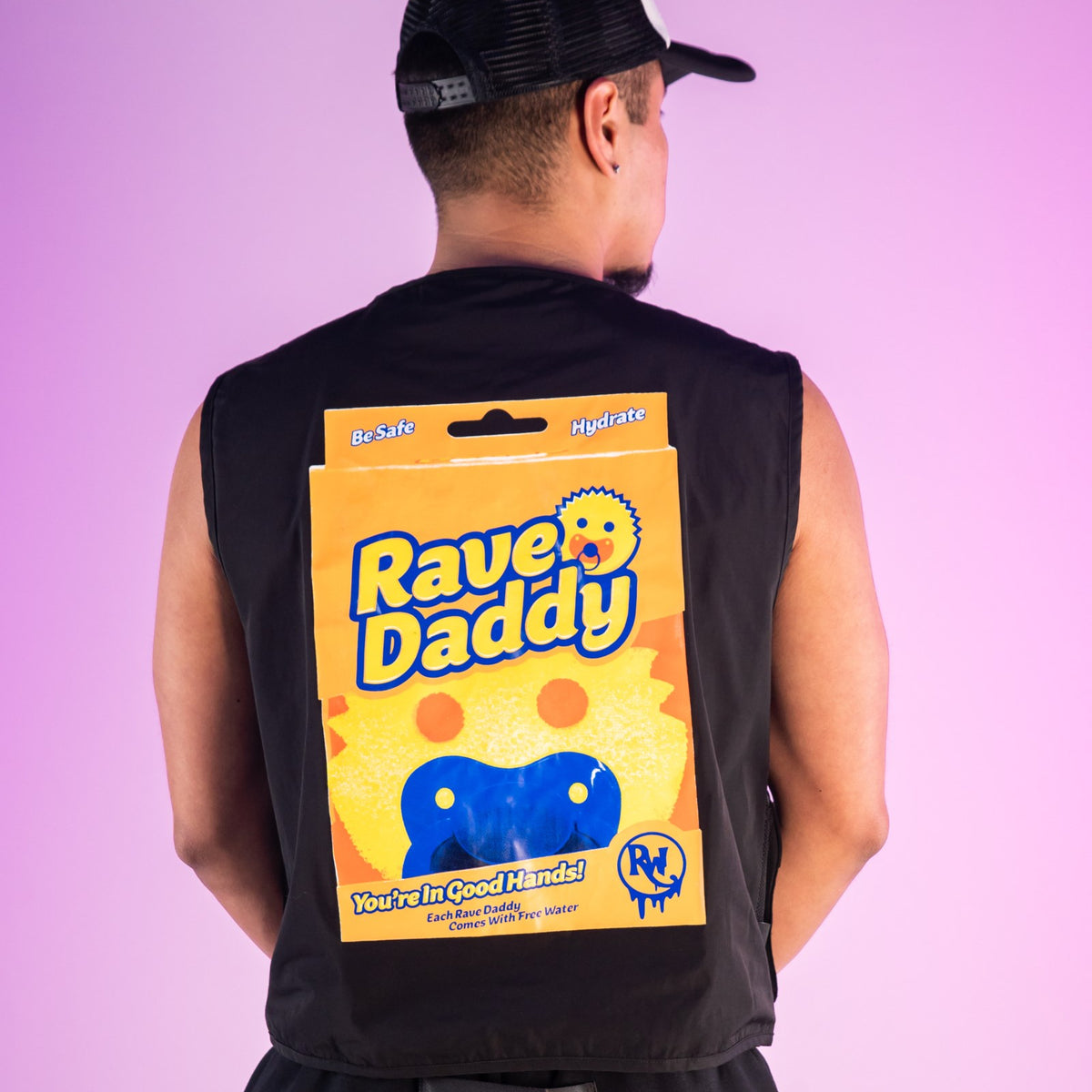Rave Daddy Yellow and Black Fishnet Utility Vest for Raves – Rave ...
