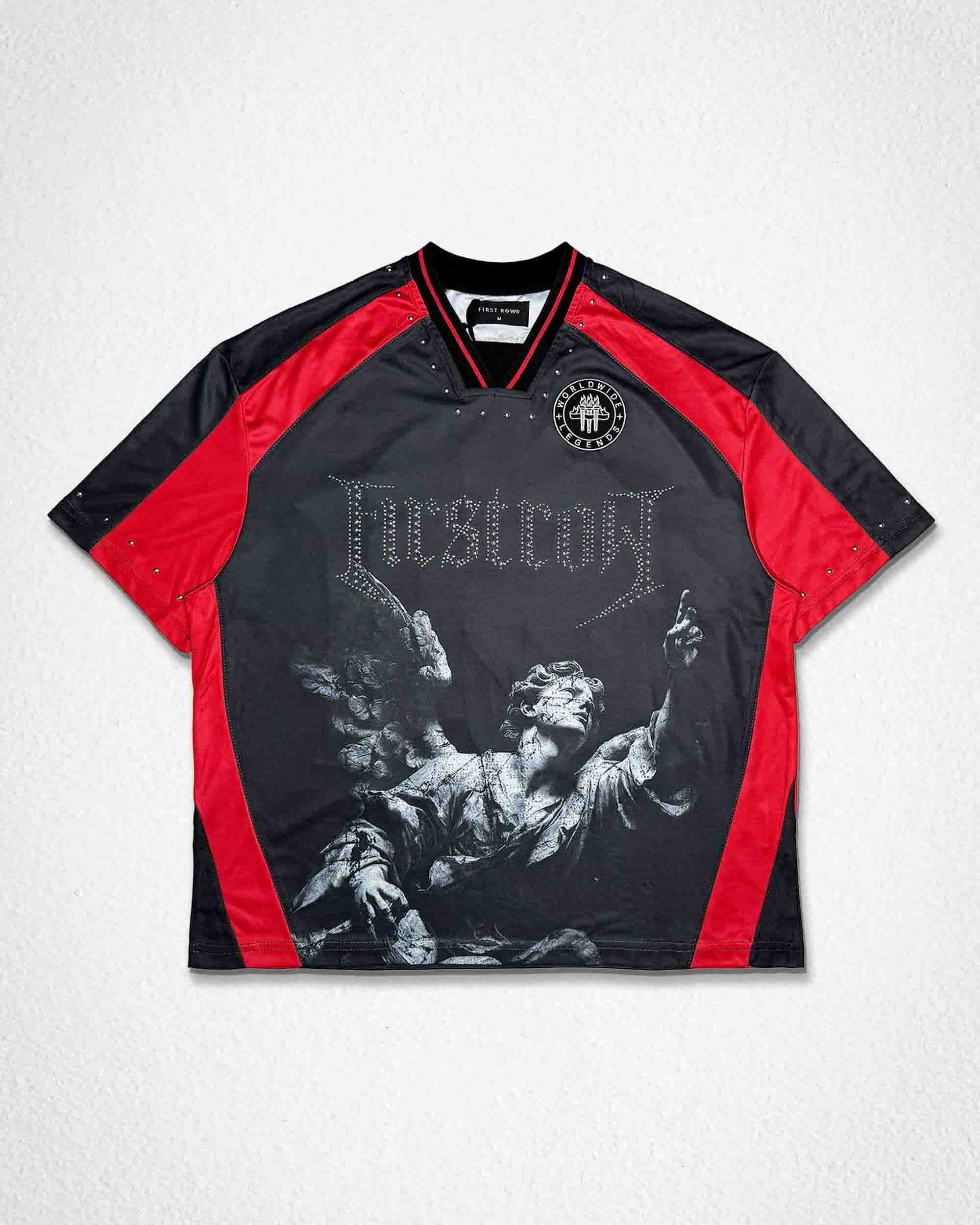 Sacred Reach Men's Black Soccer Jersey – Rave Wonderland