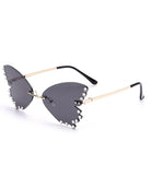 Diamond Butterflies Color Sunglasses - Rave Wonderland
