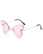 Diamond Butterflies Color Sunglasses - Rave Wonderland
