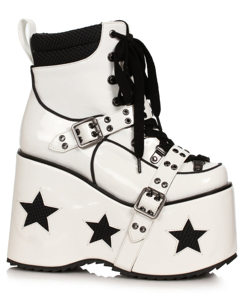 White Rave Platform White Spaced Out Platform Boots – Rave Wonderland
