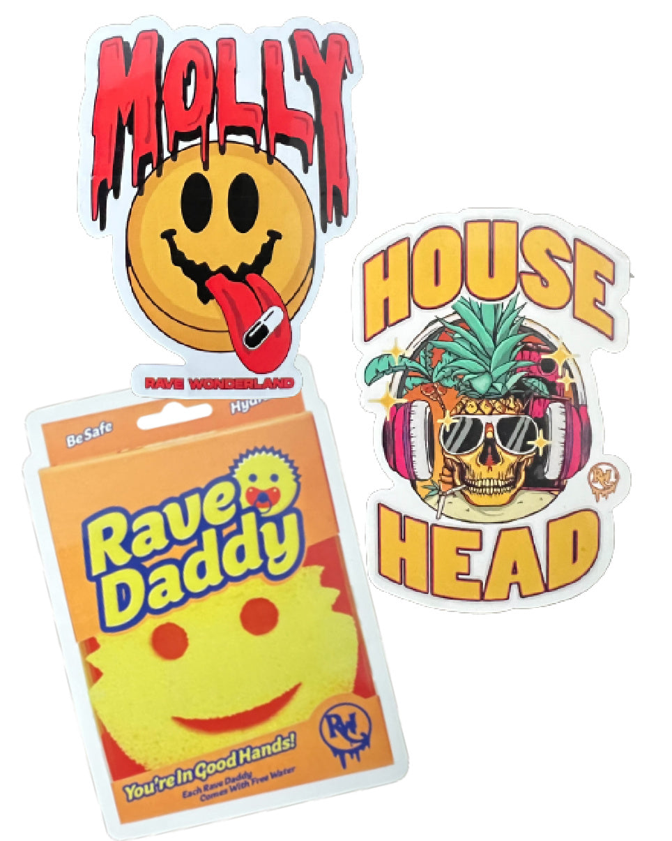 3pc Halloween Promo Sticker Pack (Designs Vary)