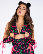 Cherry Pop Women's Drape Halter Top, photo 4