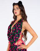 Cherry Pop Women's Drape Halter Top, photo 5