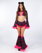 Cherry Pop Women's Flare Leg Sleeves, photo 8