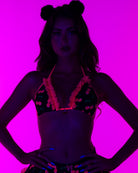 Cherry Pop Women's Lace Bikini Top, photo 3