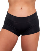 Black Scrunch Back Booty Shorts - Rave Wonderland