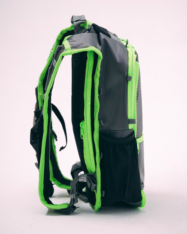 Gen Z Radiant Neon Gunmetal Backpack