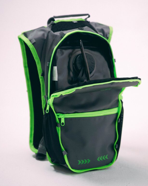 Gen Z Radiant Neon Gunmetal Backpack – Rave Wonderland