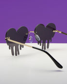 Heart Drip Sunglasses - Rave Wonderland