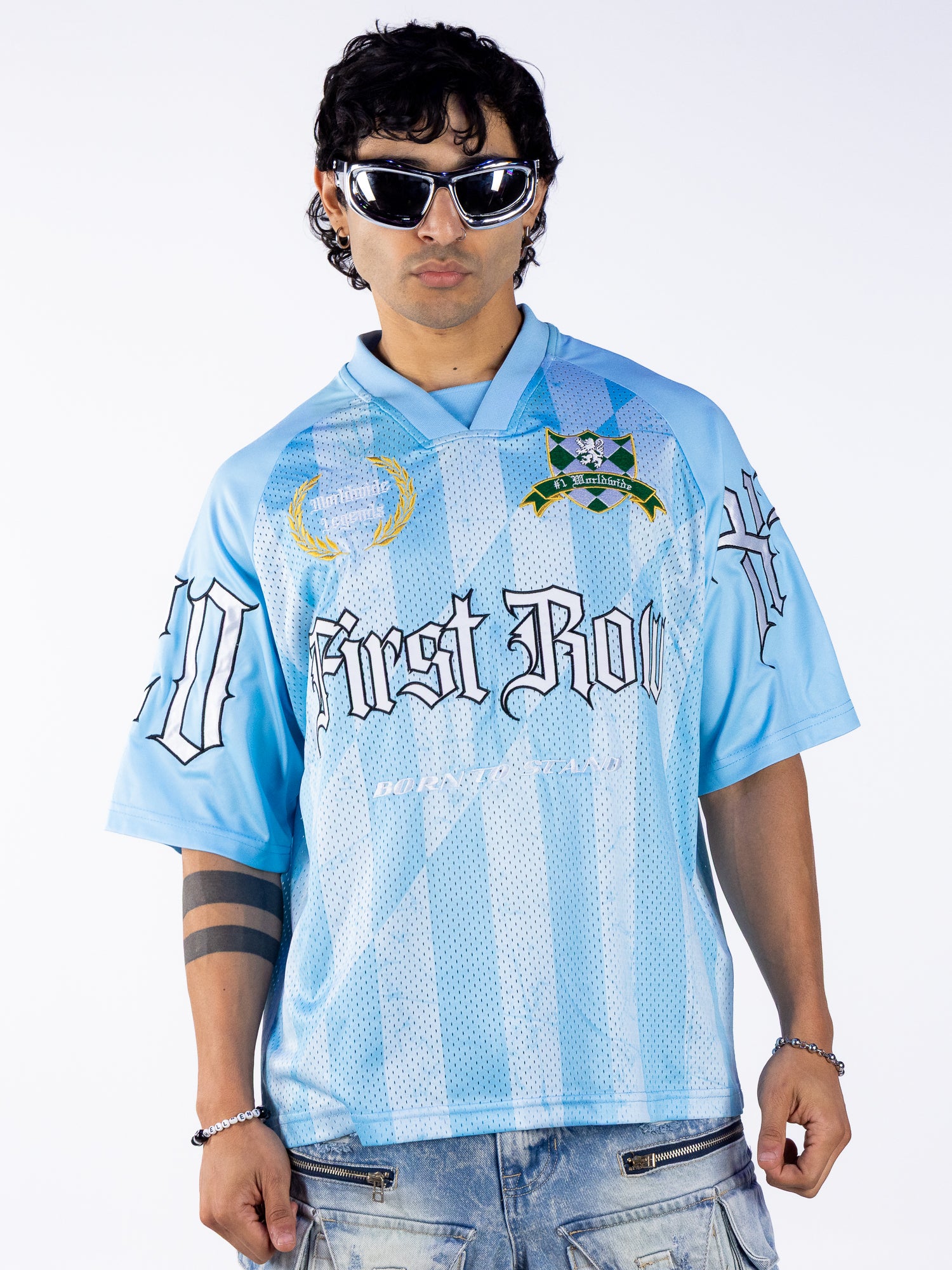 Elite Field Men's Light Blue Soccer Jersey – Rave Wonderland