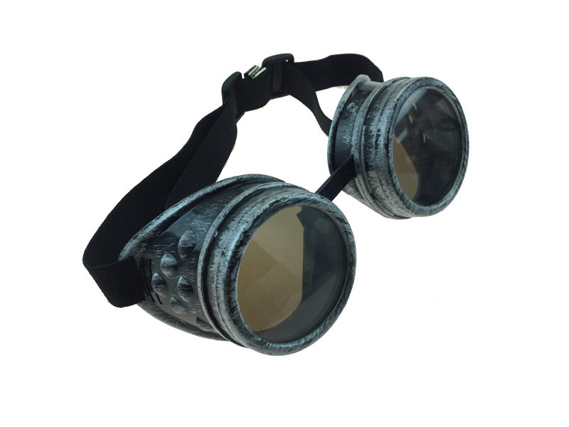 Black Steampunk Tinted Goggles