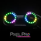GloFX Pixel Pro LED Goggles - Rave Wonderland