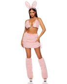 Hop To It Women's 4pc Pink Bunny Costume, photo 8