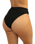 Black Cheeky High-Cut Bottoms - Rave Wonderland