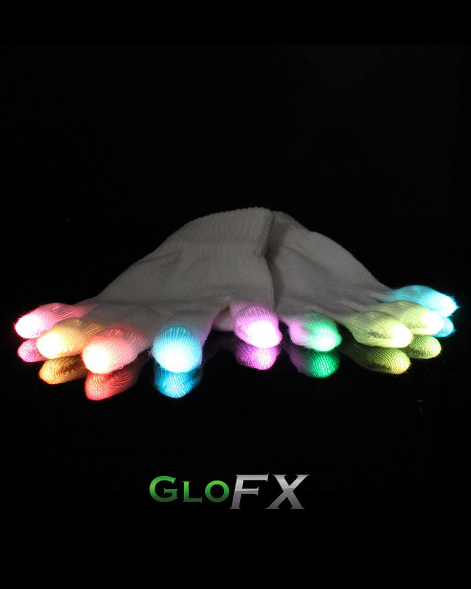 GloFX Lux Gel Glove Set - Rave Wonderland