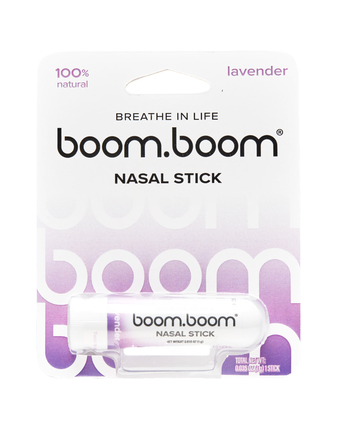 Lavender BoomBoom Nasal Inhaler