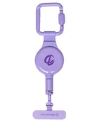 ClutchLoop II Phone Anti-Theft Tether in Lavender with carabiner and retractable reel