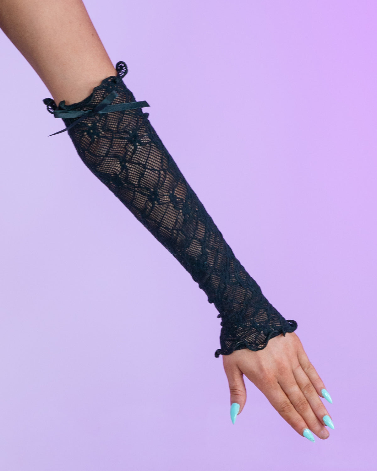 All In Lace Elbow Gloves (Pair)