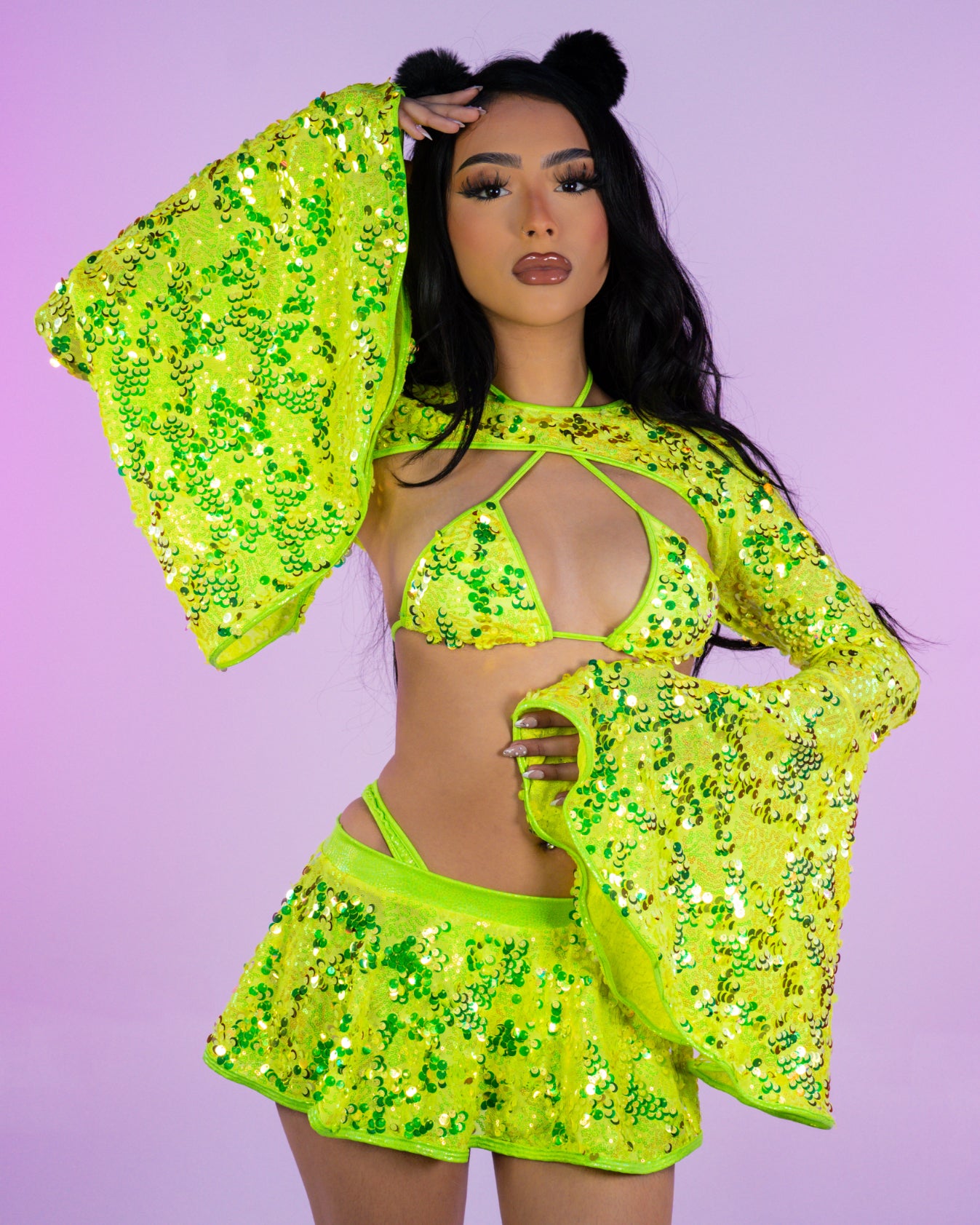 Neon green shrug shop