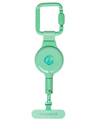 ClutchLoop II Phone Anti-Theft Tether in Matcha green with carabiner and retractable reel