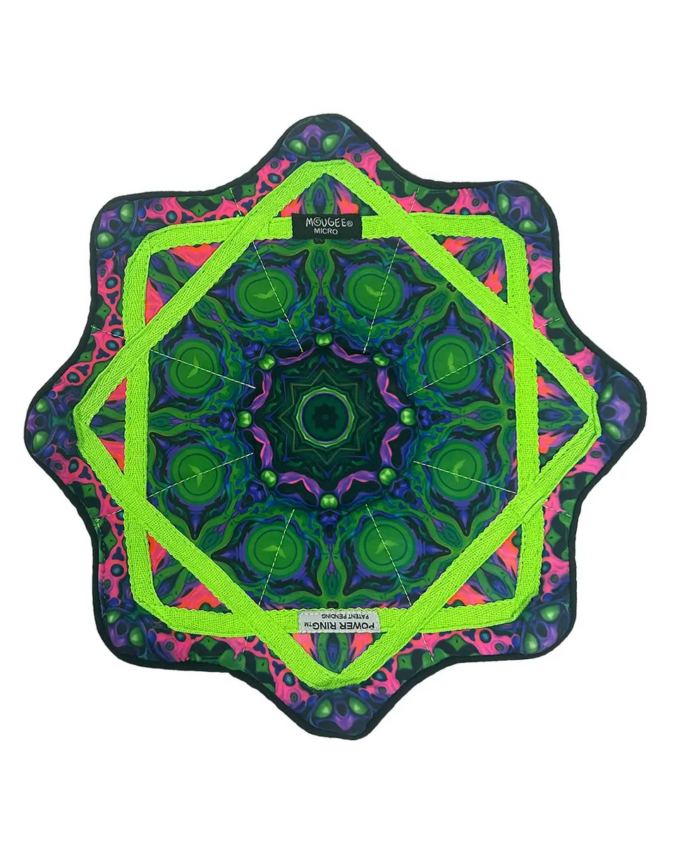 Mougee Acid Rainz Green Power Ring Micro Flow Star – Rave Wonderland