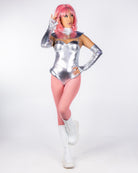 Not From Here Women's 5pc Silver Alien Costume