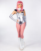 Not From Here Women's 5pc Silver Alien Costume, photo 5