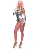 Not From Here Women's 5pc Silver Alien Costume, photo 9