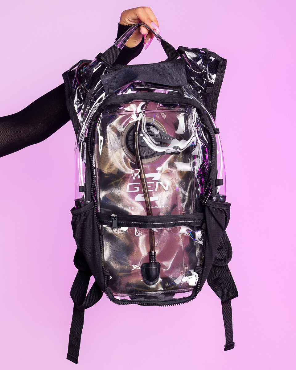 Gen Z Rave Runner Gen Z Clear Hydration Backpack – Rave Wonderland