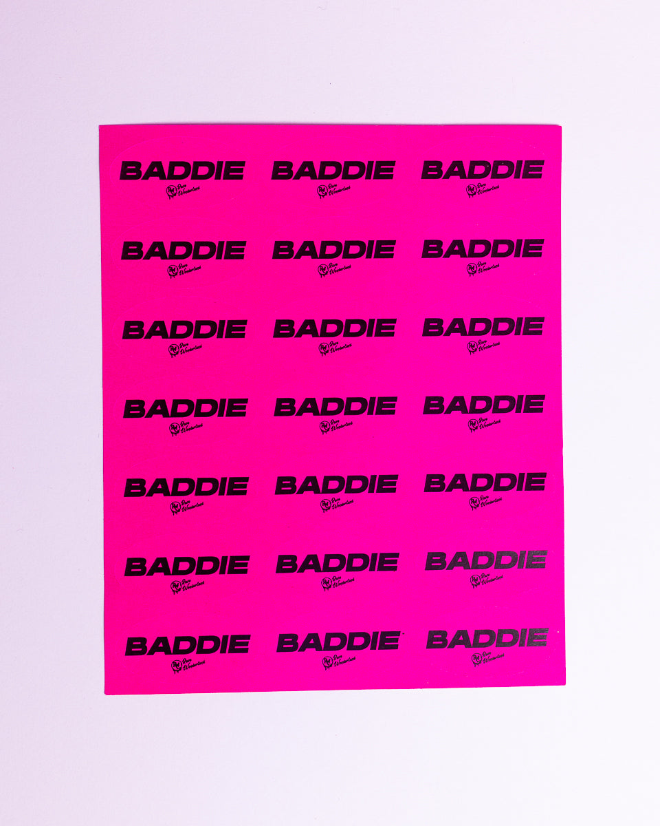 21pc BADDIE Sticker Sheet