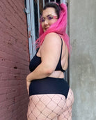 Black High Waist Cheeky Bottoms - Rave Wonderland