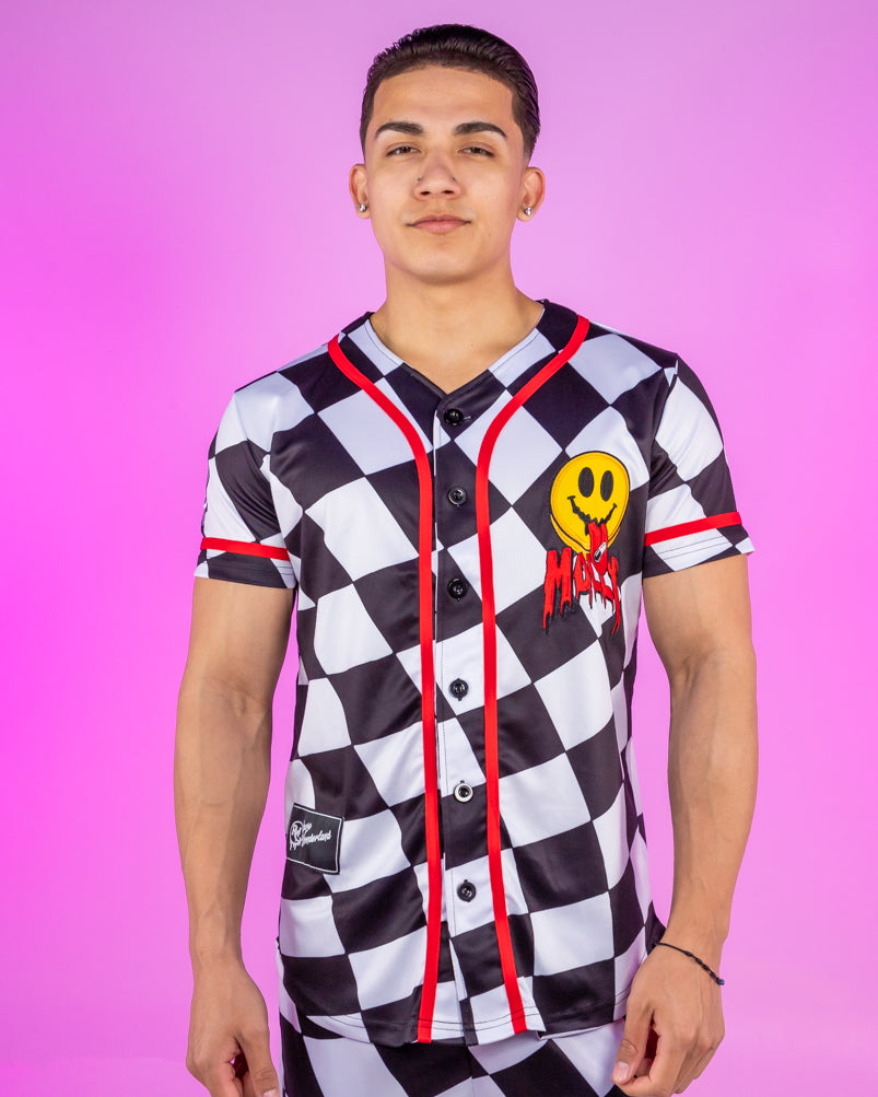 Checkered rave top deals