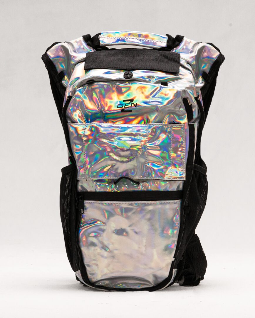 Holographic clearance water backpack