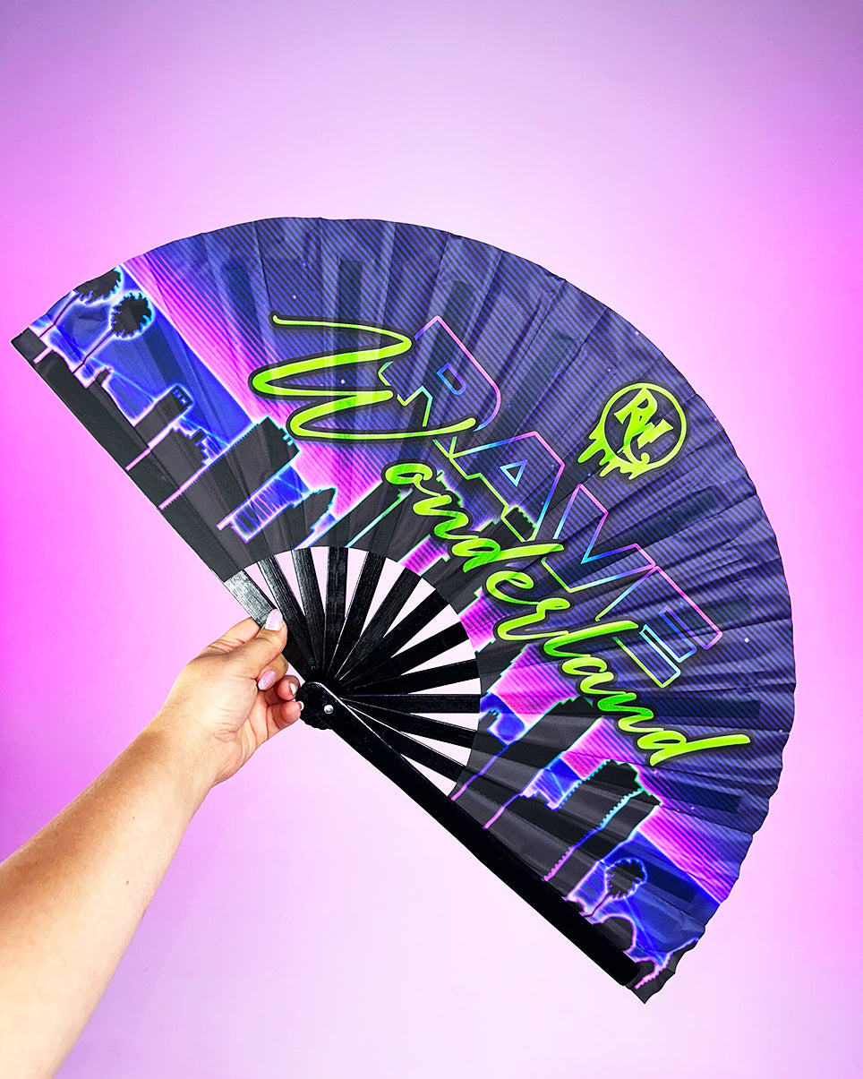Neon City Rave Wonderland Limited Edition Oversized Fan