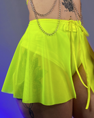 Spin Me Round Mesh Tie Skirt - Rave Wonderland