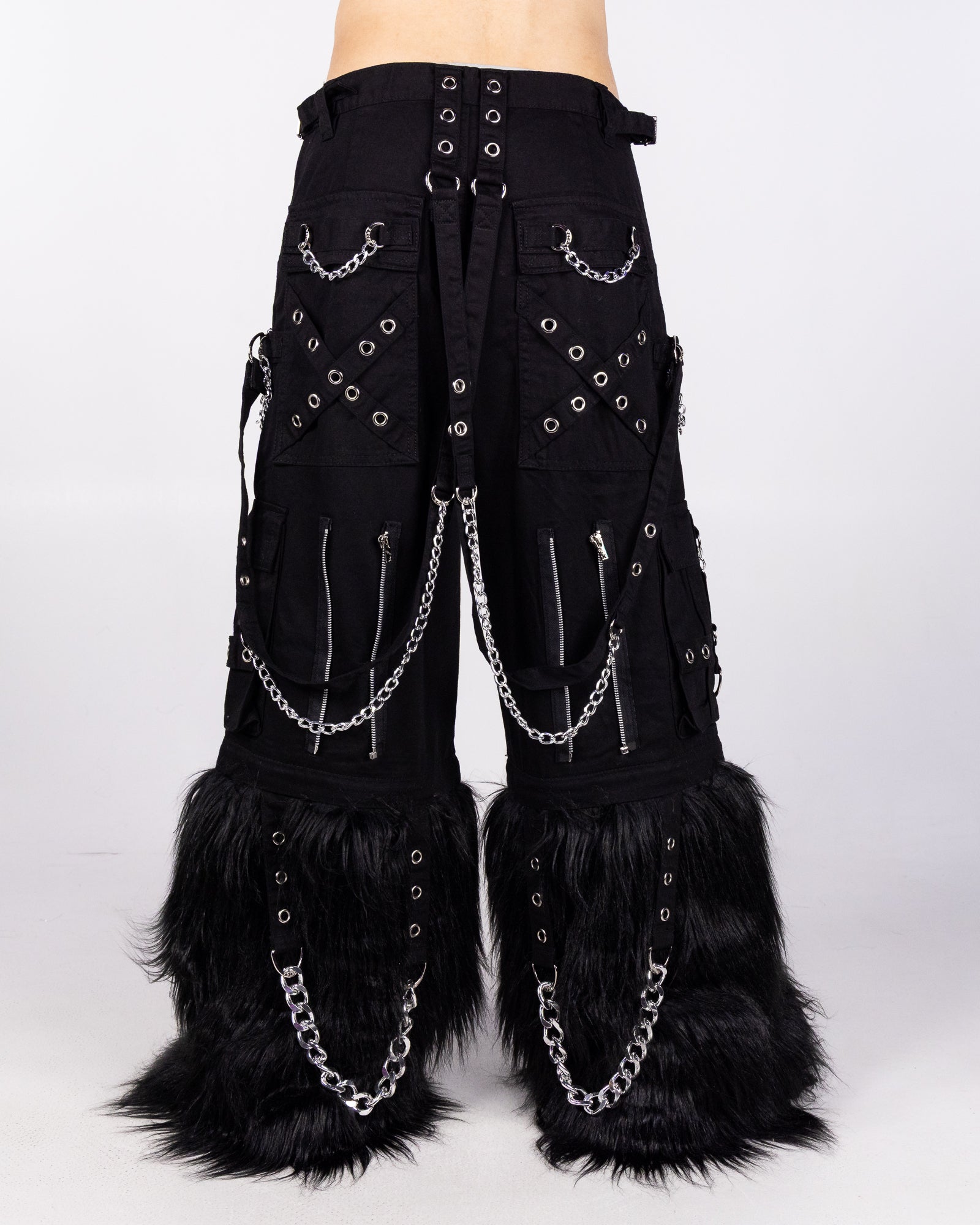 Tripp NYC Black Space Out Pants with Adjustable Features – Rave