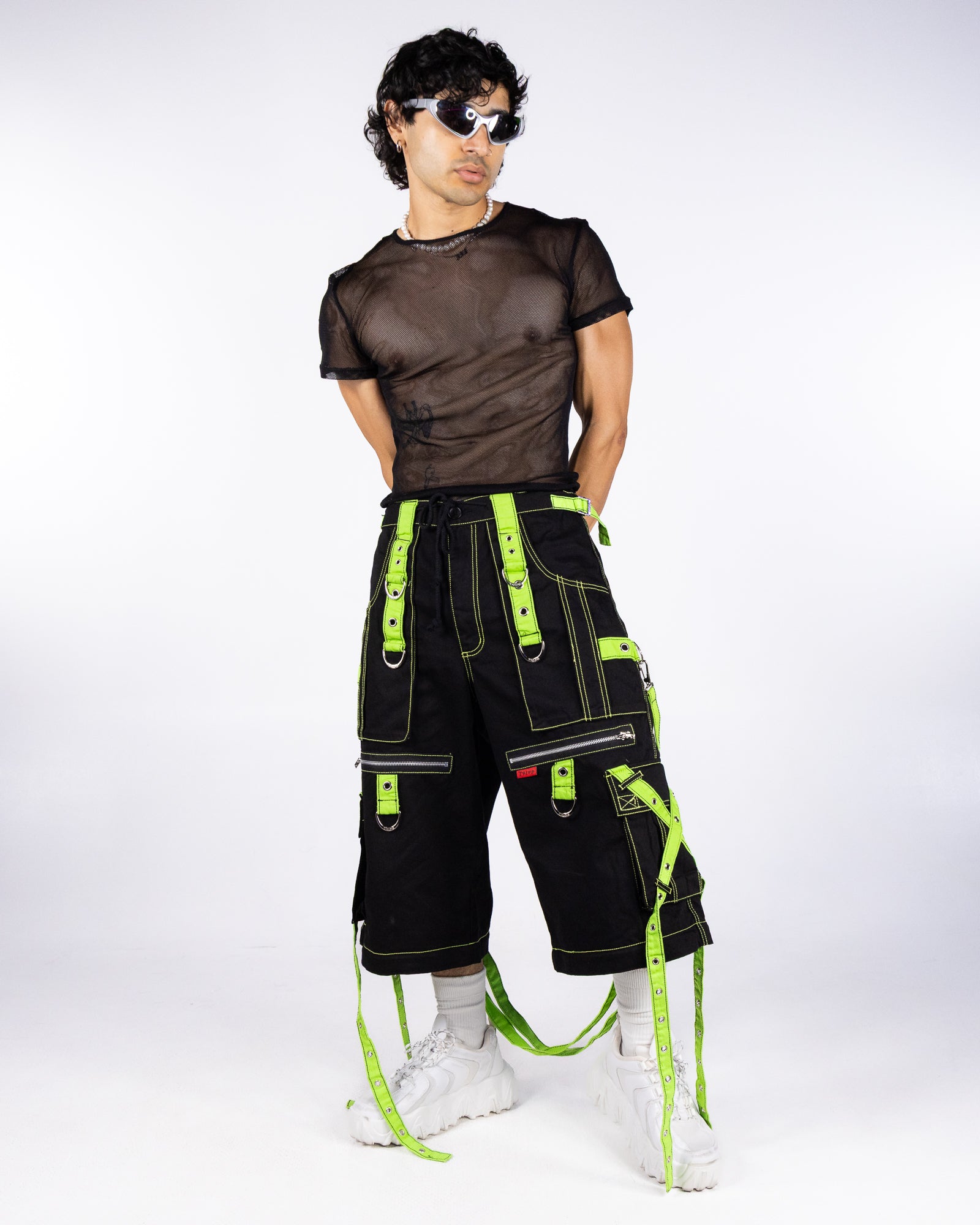 Tripp NYC Black Space Out Pants with Adjustable Features – Rave