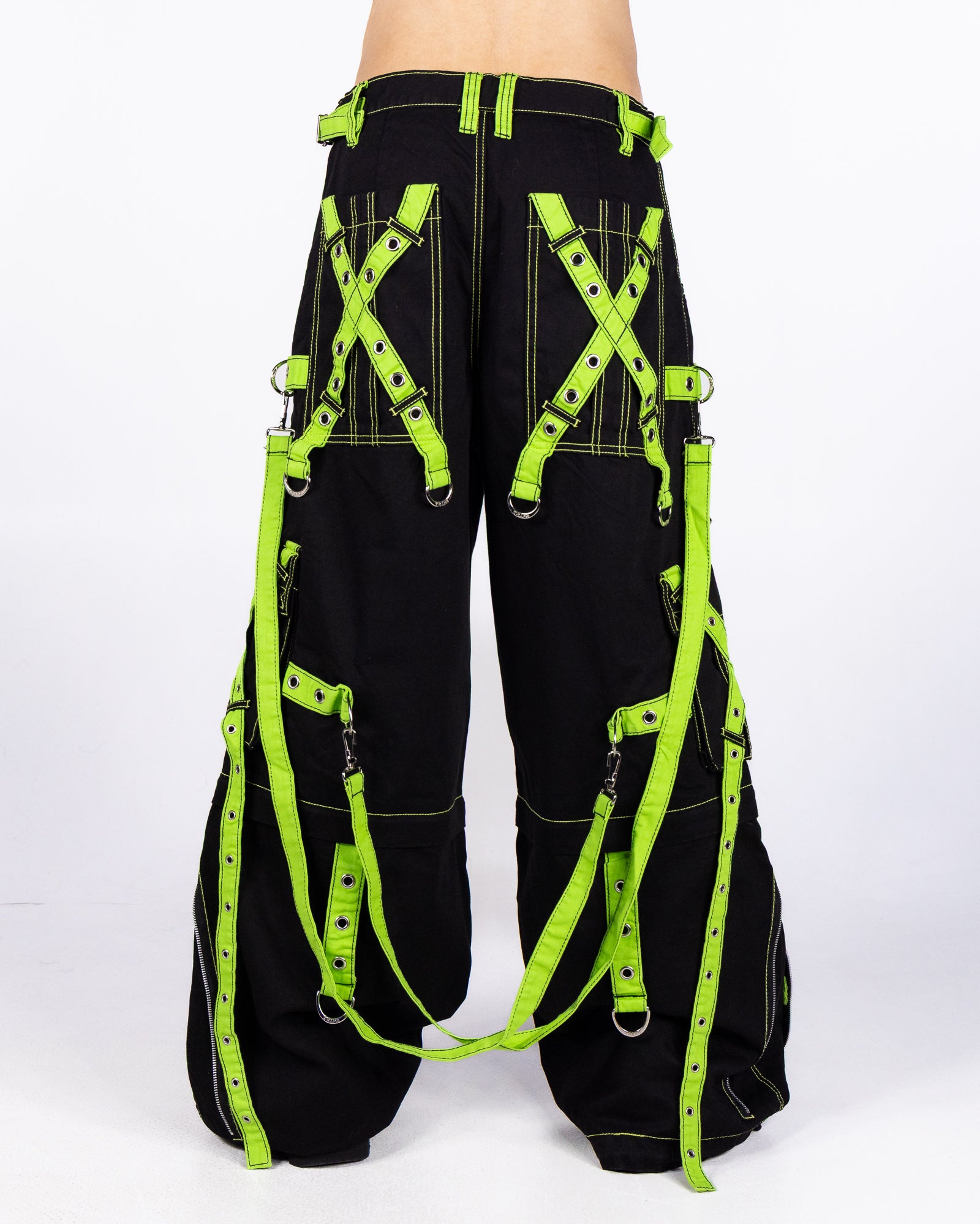 Tripp NYC Black Space Out Pants with Adjustable Features – Rave