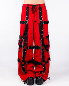 Tripp NYC Zip-Off Harness Dark Street Red/Black Unisex Pant