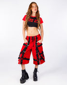 Tripp NYC Zip-Off Harness Dark Street Red/Black Unisex Pant, photo 2