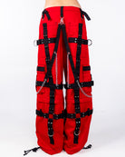 Tripp NYC Zip-Off Harness Dark Street Red/Black Unisex Pant, photo 5