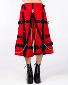 Tripp NYC Zip-Off Harness Dark Street Red/Black Unisex Pant, photo 8