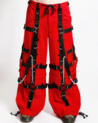 Tripp NYC Zip-Off Harness Dark Street Red/Black Unisex Pant, photo 13