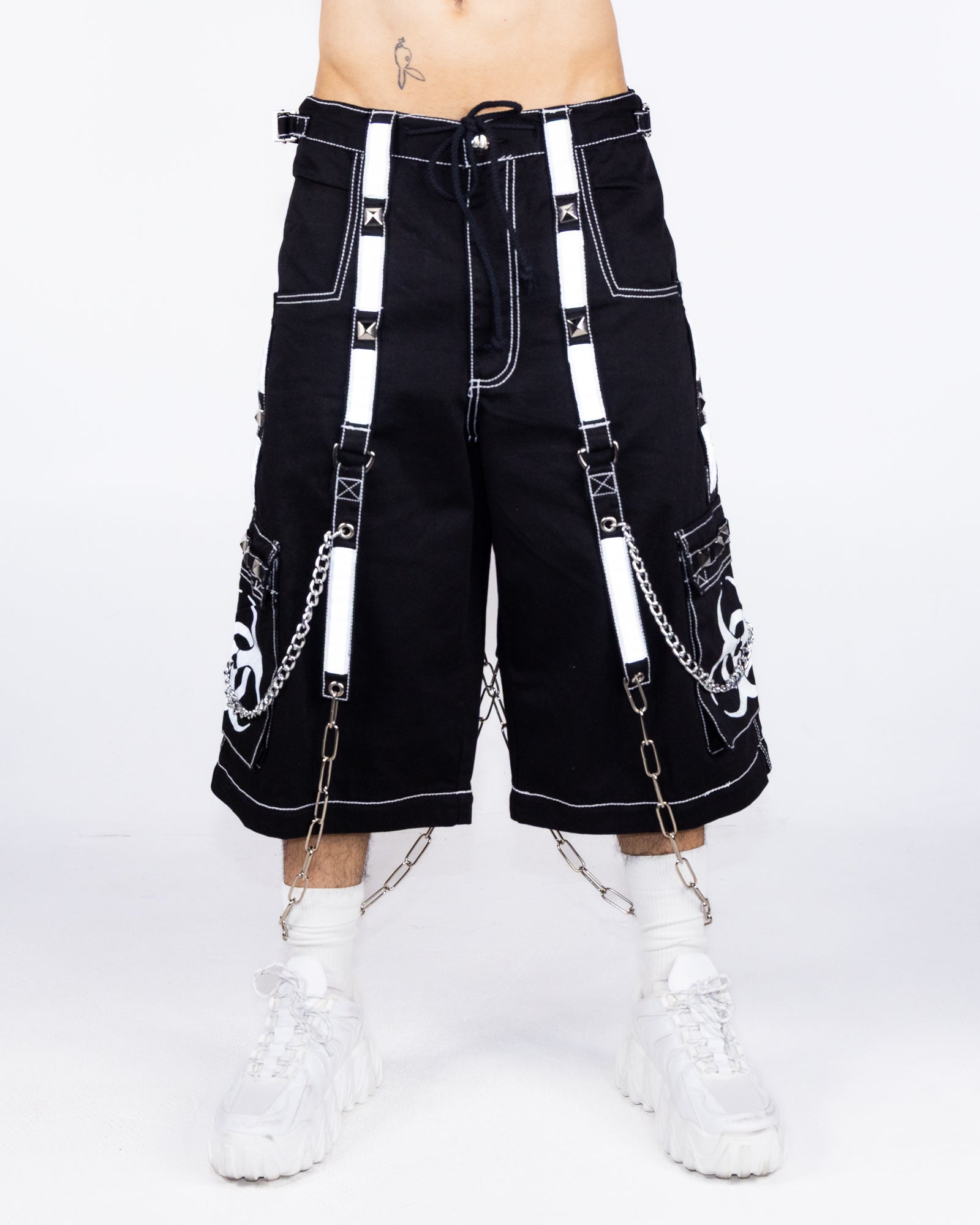 Tripp NYC Black Space Out Pants with Adjustable Features – Rave