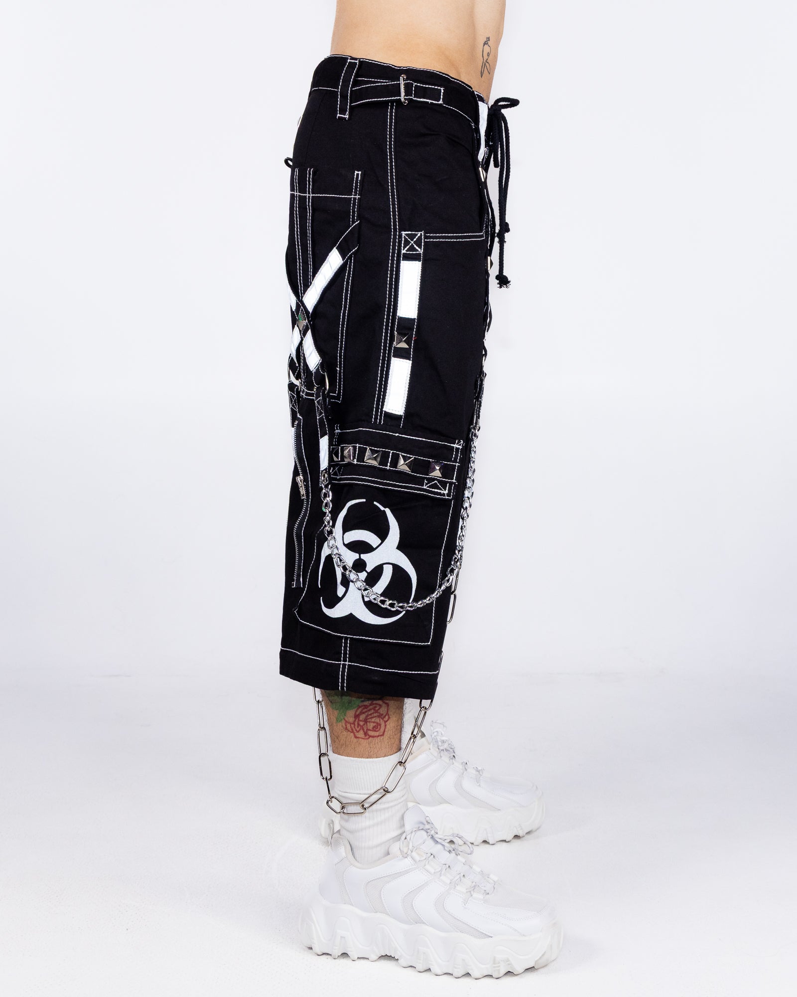 Tripp NYC Black Space Out Pants with Adjustable Features – Rave