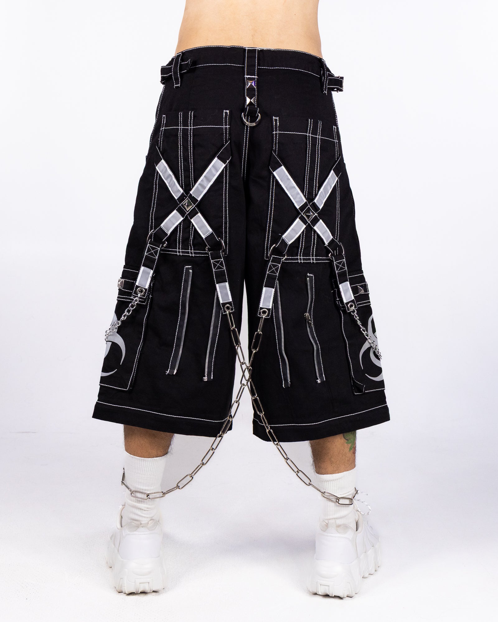 Tripp NYC Black Space Out Pants with Adjustable Features – Rave