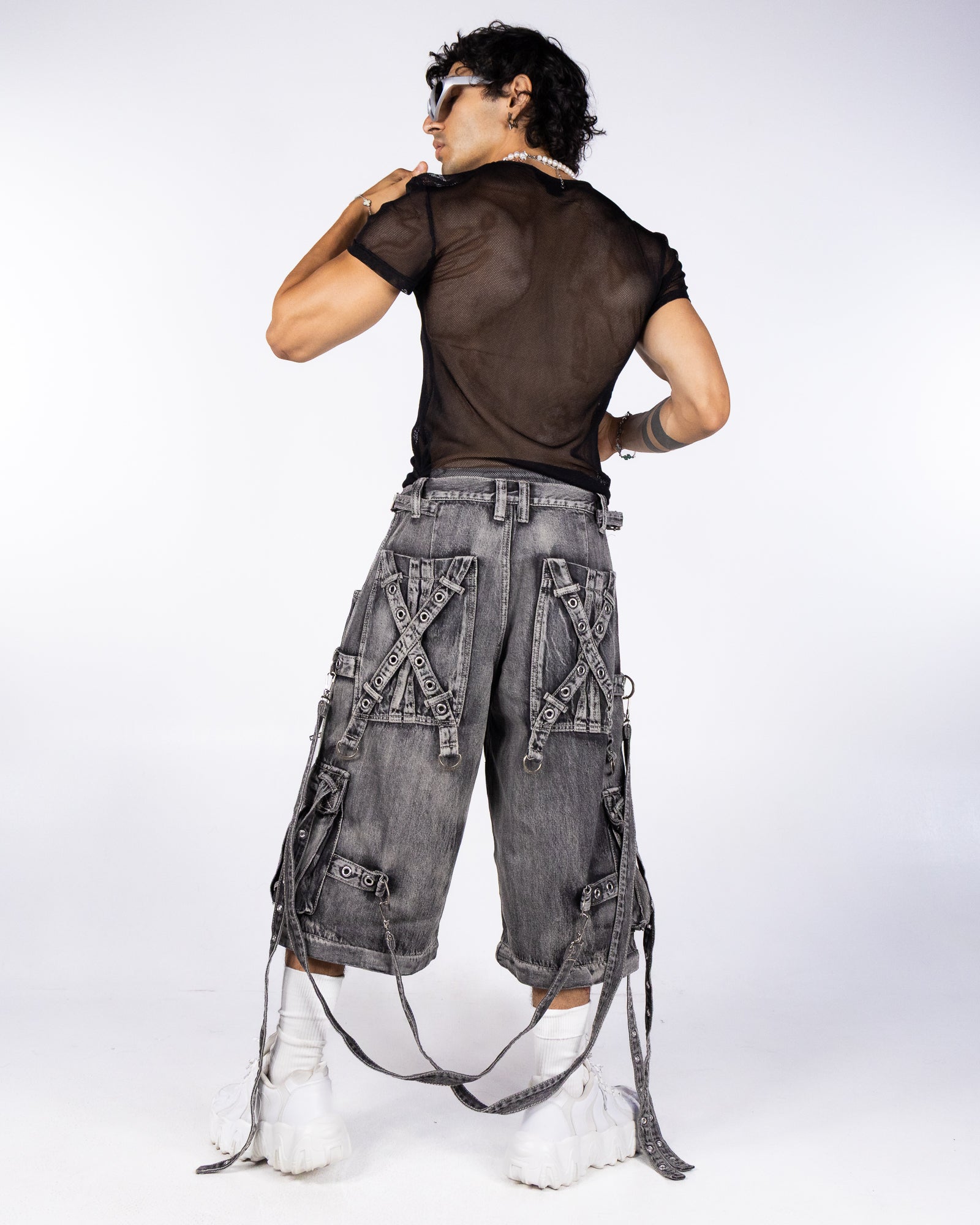 Tripp NYC Black Space Out Pants with Adjustable Features – Rave