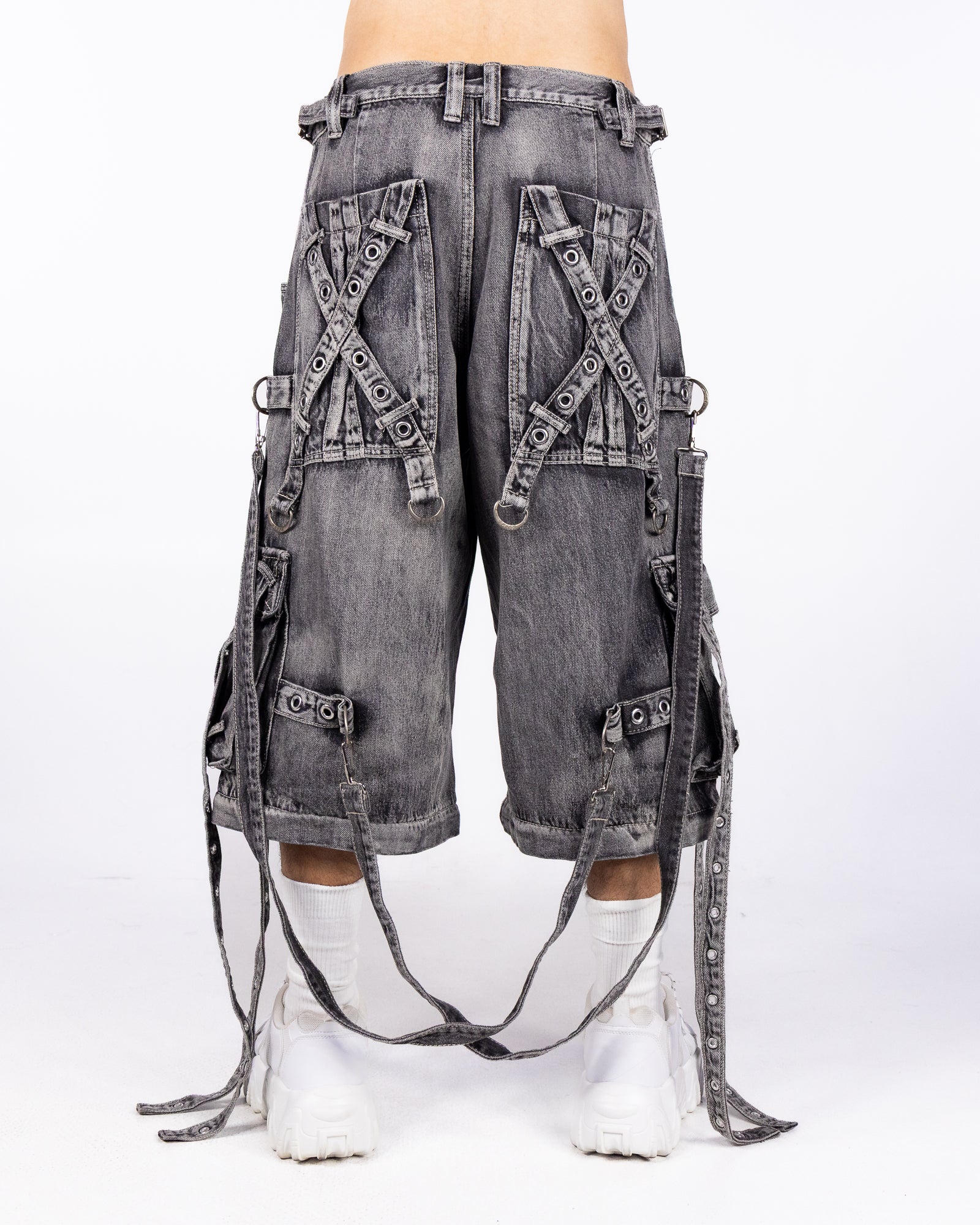 Tripp NYC Black Space Out Pants with Adjustable Features – Rave